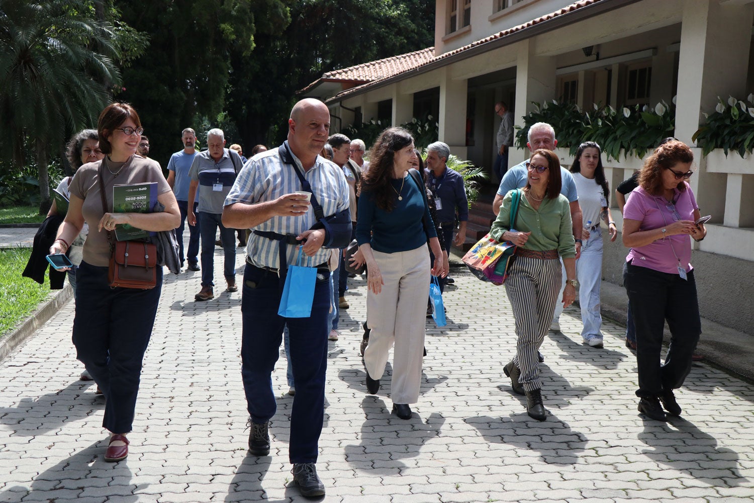 ""participantes de la SEAPPADI-RJ en el ejercicio práctico en PANAFTOSA 