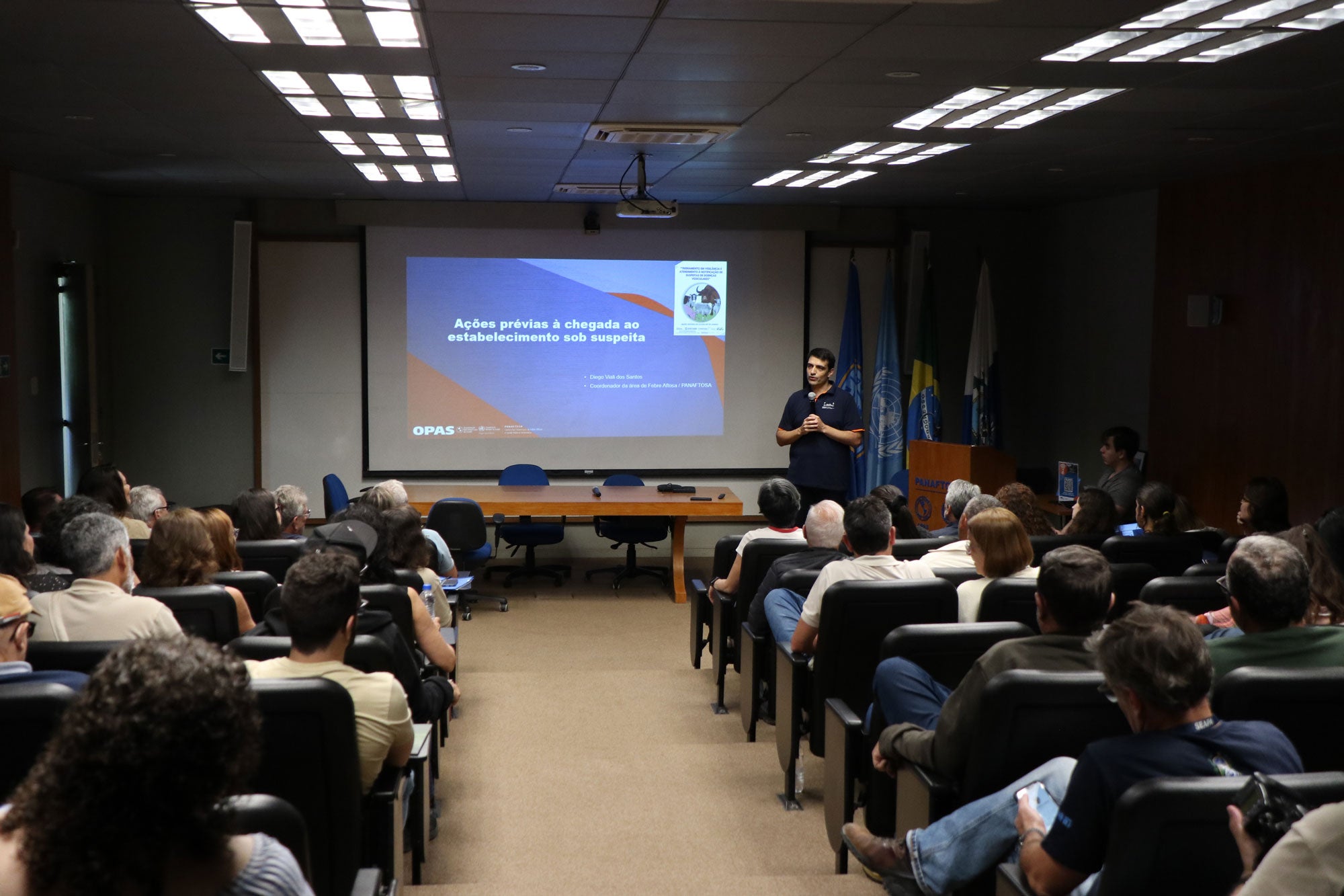 ""participantes de la SEAPPADI-RJ en el ejercicio práctico en PANAFTOSA 