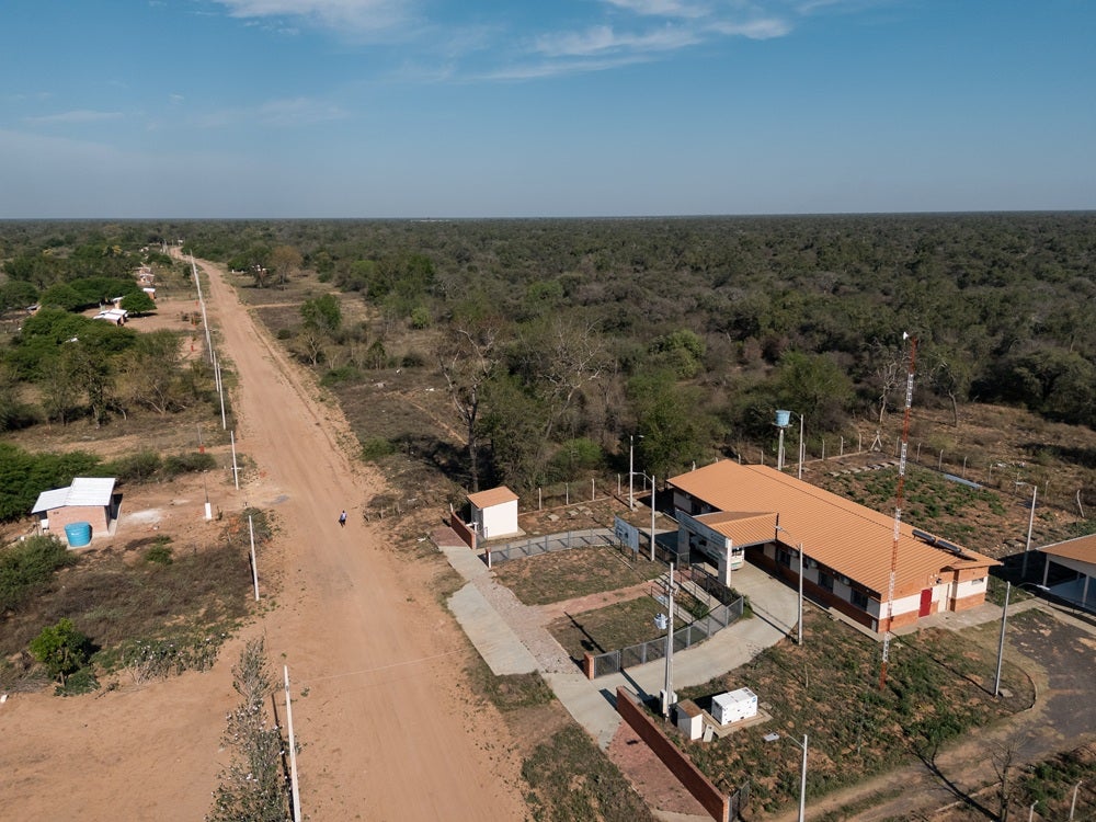 Vista aérea de Campo Loa 