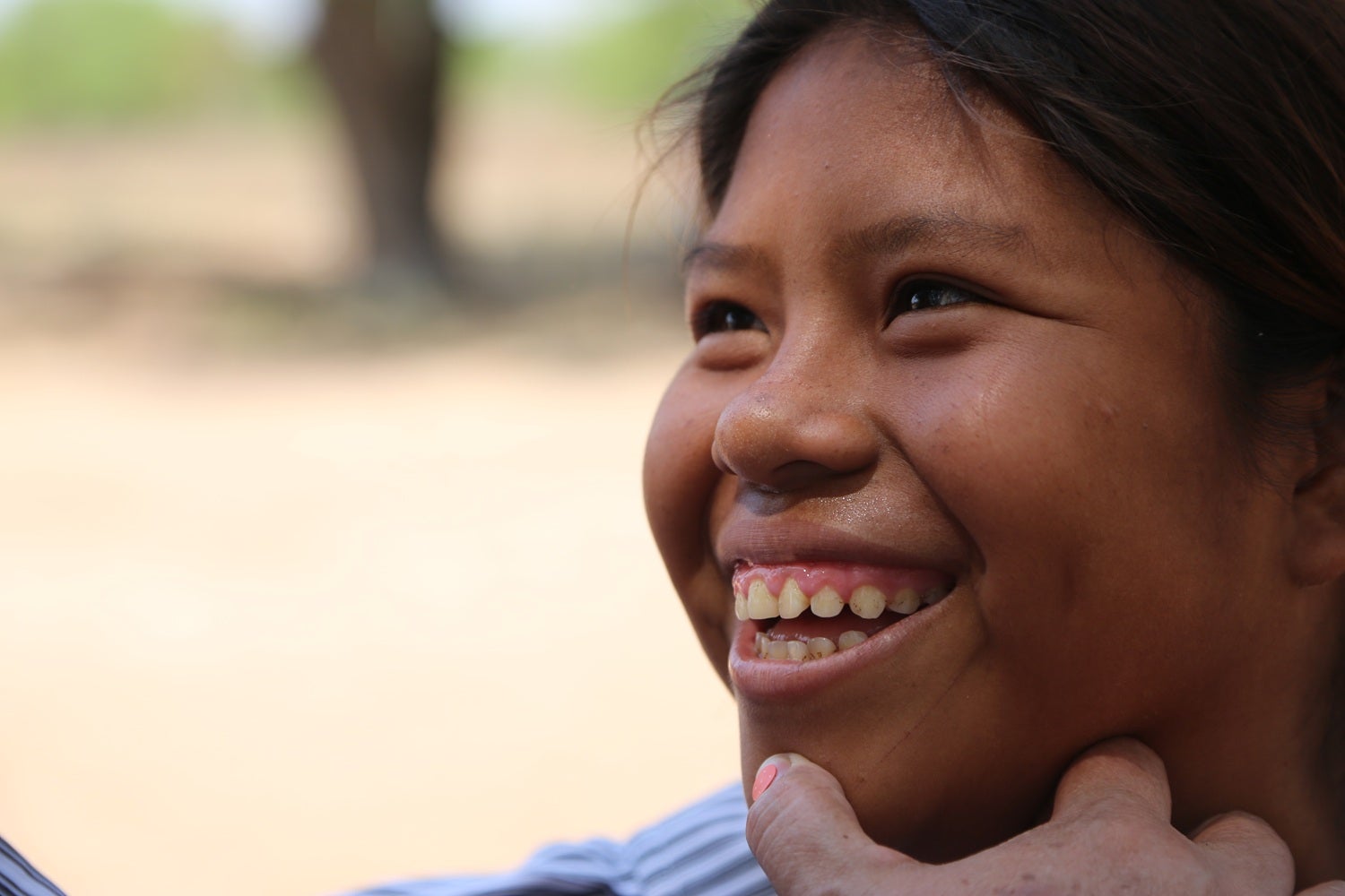 Niña indígena del Paraguay