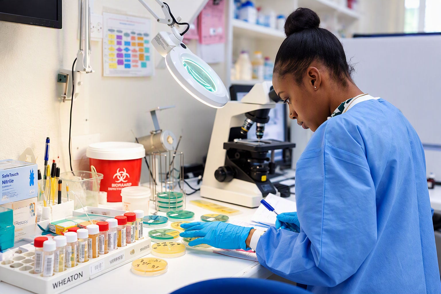Laboratory services are an essential part of HIV care, supporting timely testing, diagnosis and follow-up for pregnant women and babies exposed to HIV.