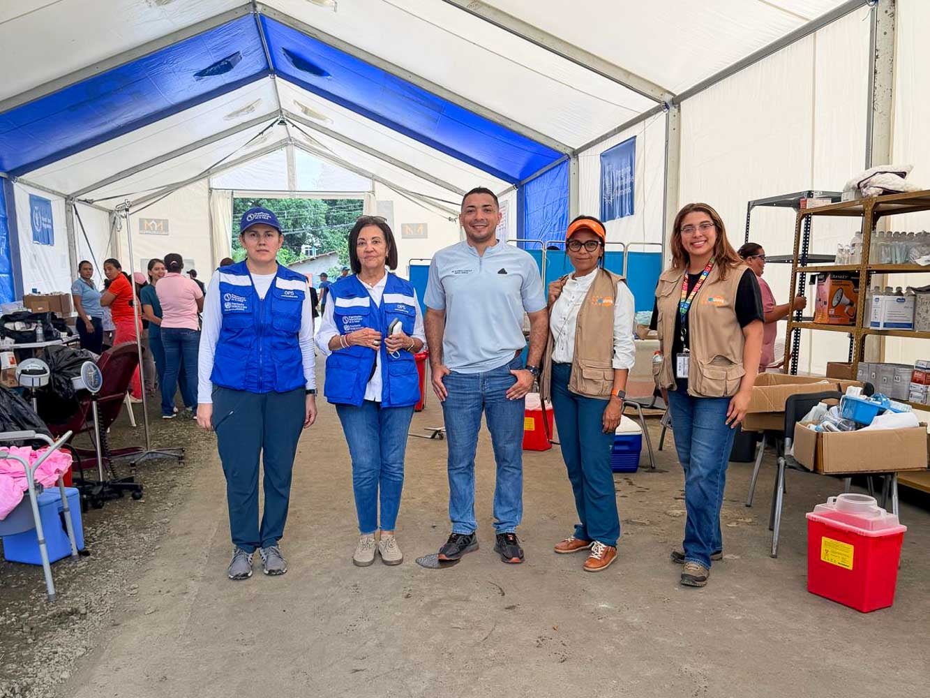 La cooperación técnica de la OPS/OMS incluye el acompañamiento técnico al Ministerio de Salud en la coordinación de la respuesta en salud.
