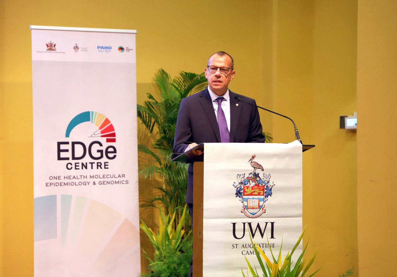 Dr. Gabriel Vivas Francesconi PAHO/WHO Representative for Trinidad and Tobago and the Dutch Caribbean underscores the transformative potential of the TT ONE LAB+ project and its role in strengthening the country's capacity to anticipate, detect, and respond to future health challenges