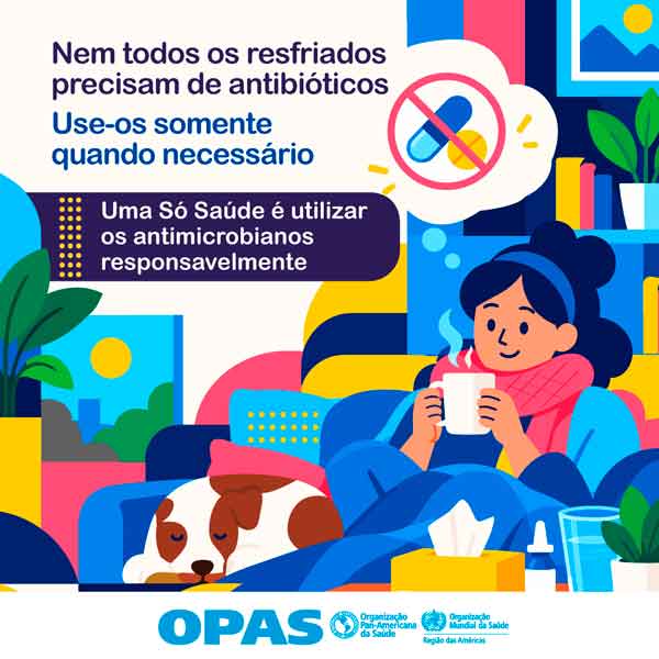 Redes sociais Semana Mundial de Conscientização sobre a Resistência aos Antimicrobianos 2026