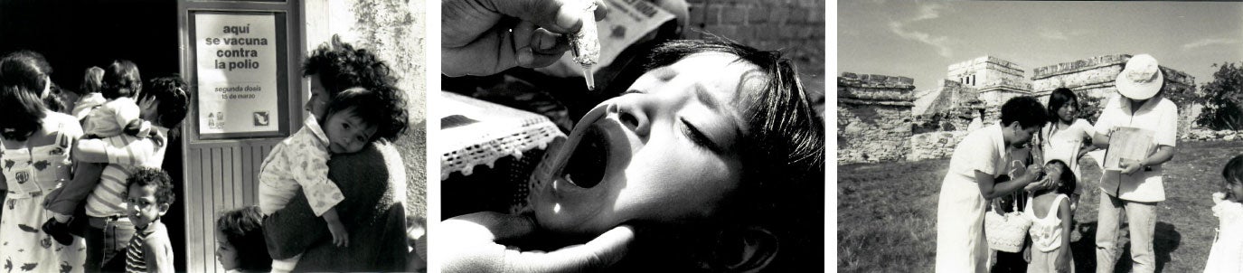 Las campañas masivas de vacunación y el fortalecimiento de la vigilancia epidemiológica contribuyeron a que las Américas se convirtieran, en 1994, en la primera región del mundo certificada libre de la transmisión del poliovirus salvaje.
