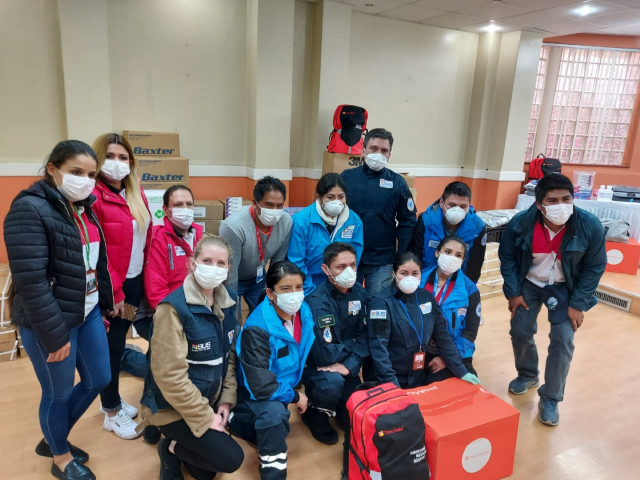 OPS entrega donativo de Direct Relief 