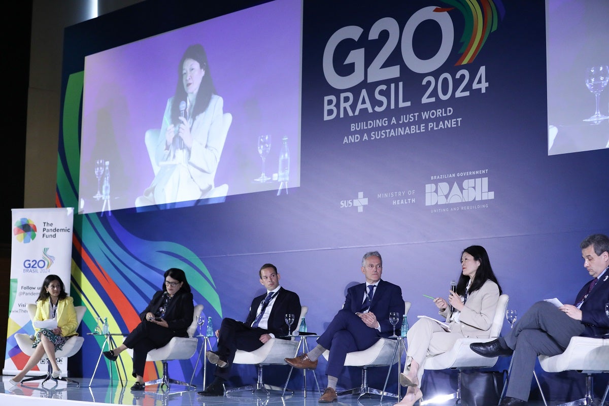 Evento do G20 no dia 9 de abril de 2024