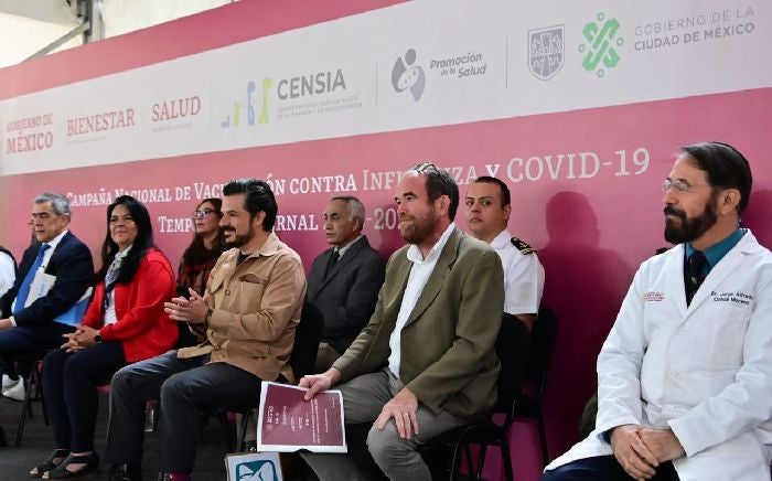 OPS México acompaña el Arranque de la Campaña de Vacunación contra influenza y COVID-19, para la temporada invernal 2023-2024