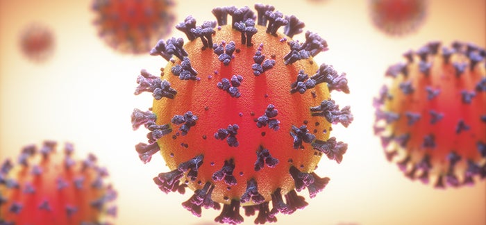 Ilustración del virus Covid-19