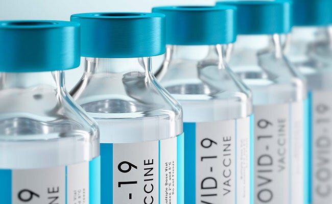 COVID-19 vaccine flasks