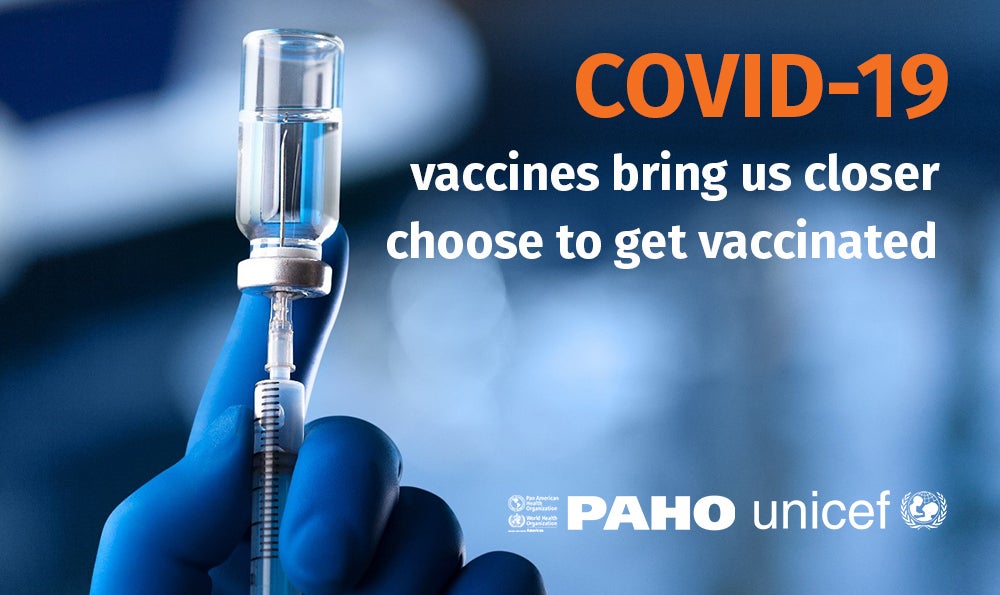 COVID-19 vaccines bring us closer.  Choose to get vaccinated