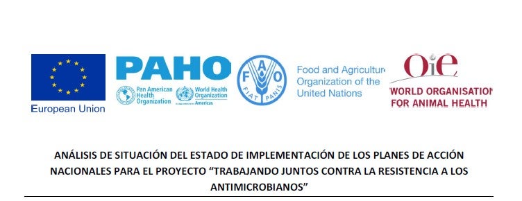 Análisis de situación del estado de implementación de los Planes de Acción Nacionales para el proyecto “Trabajando juntos para combatir la resistencia a los antimicrobianos"