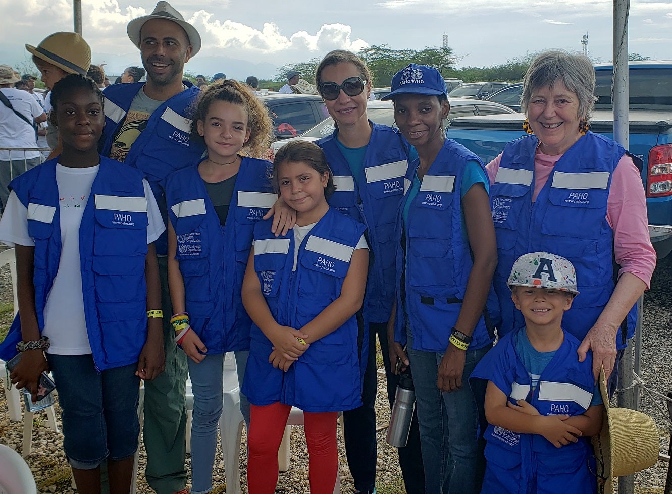 Coastal cleanup group photo