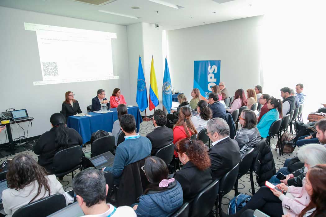 Viceministro dando apertura al taller y asisitentes en sala