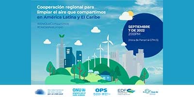 Evento virtual: Cooperación regional para limpiar el aire que compartimos en América Latina y el Caribe