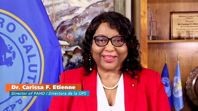 Dr. Carissa F. Etienne, Director PAHO/WHO