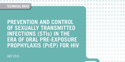 Prevention and control of sexually transmitted infections (STIs) in the era of oral pre-exposure prophylaxis (PrEP) for HIV