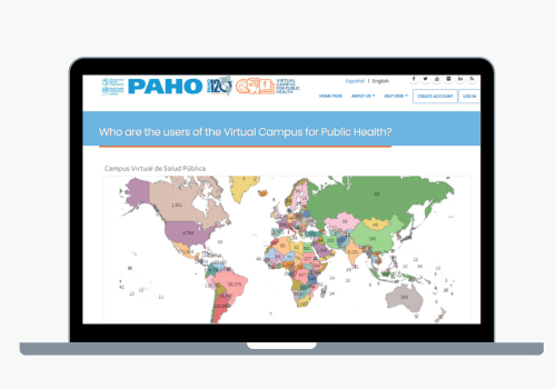 Who are using the Virtual Campus for Public Heaalth