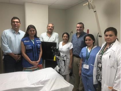 Donación colposcopios