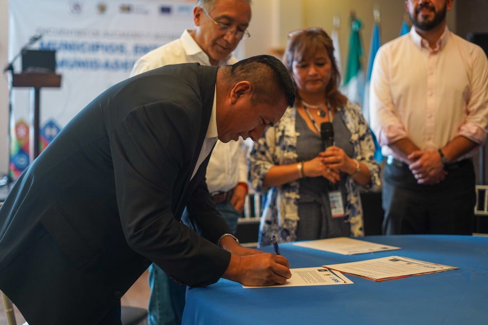 Primer Encuentro de Alcaldes por Municipios, Entornos y Comunidades Saludables en Guatemala