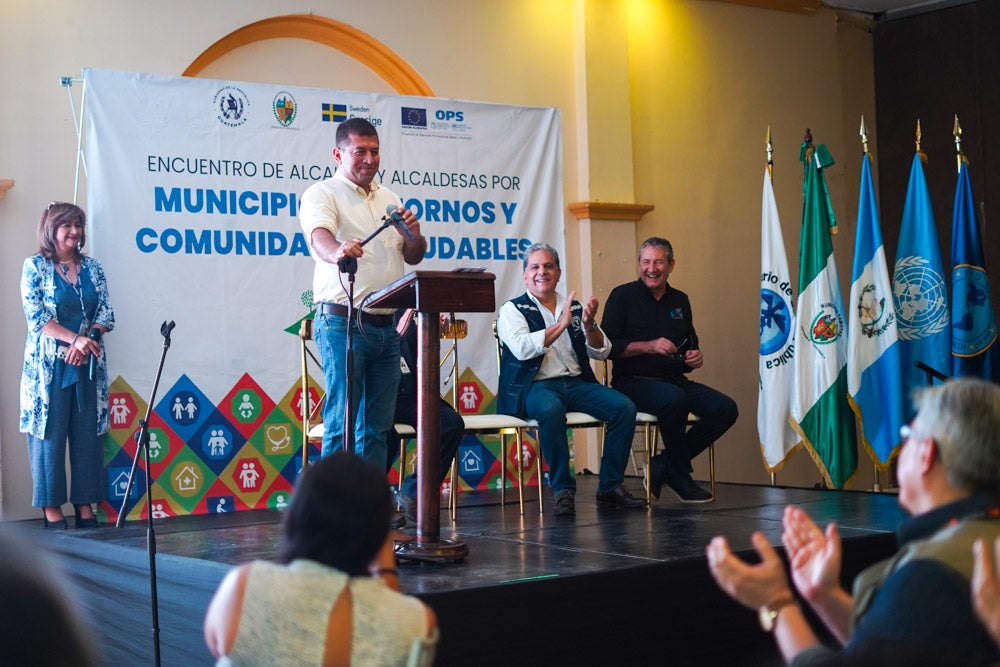 Primer Encuentro de Alcaldes por Municipios, Entornos y Comunidades Saludables en Guatemala