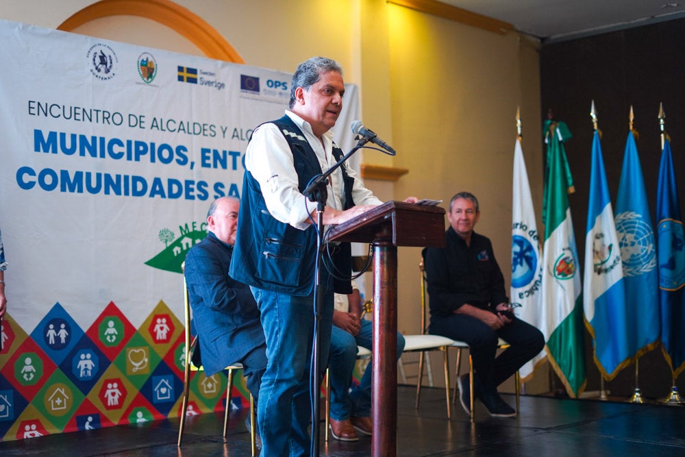 Primer Encuentro de Alcaldes por Municipios, Entornos y Comunidades Saludables en Guatemala