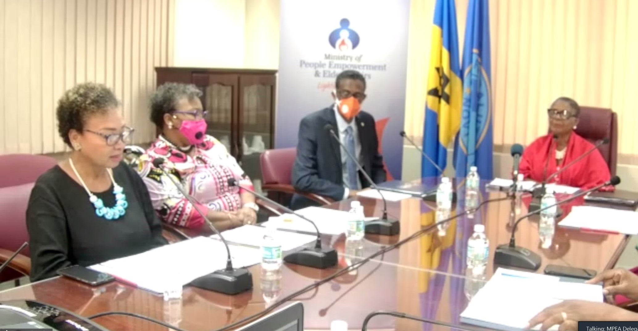 Representatives at ageing consultation in Barbados