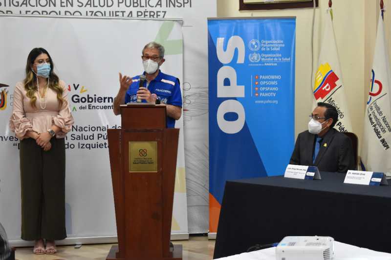 OPS/OMS donó equipos, reactivos y cuarto frío al INSPI