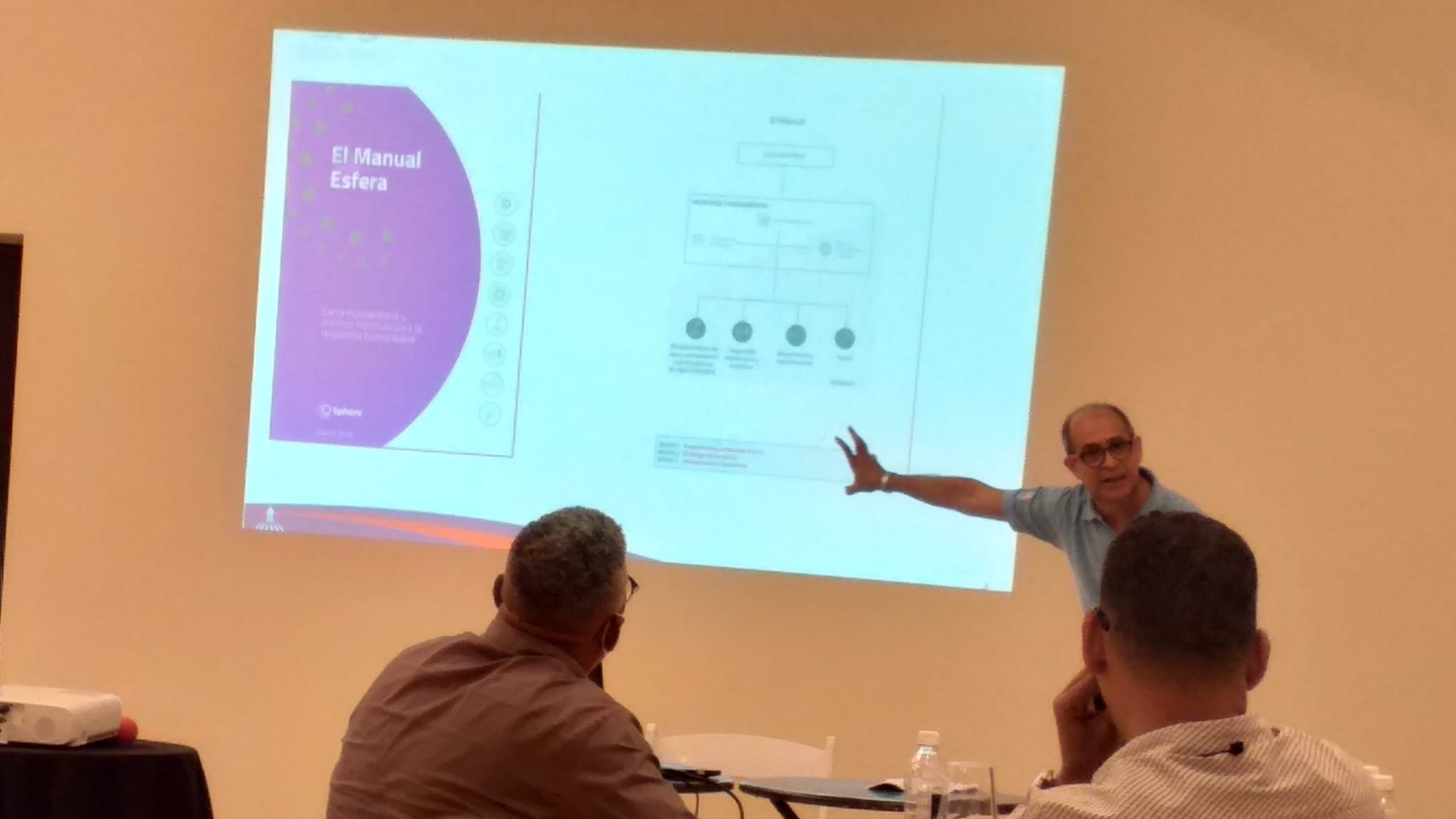 Técnico de OPS durante taller