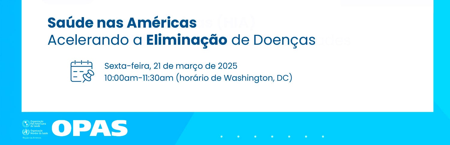 Saúde nas Américas Web banner