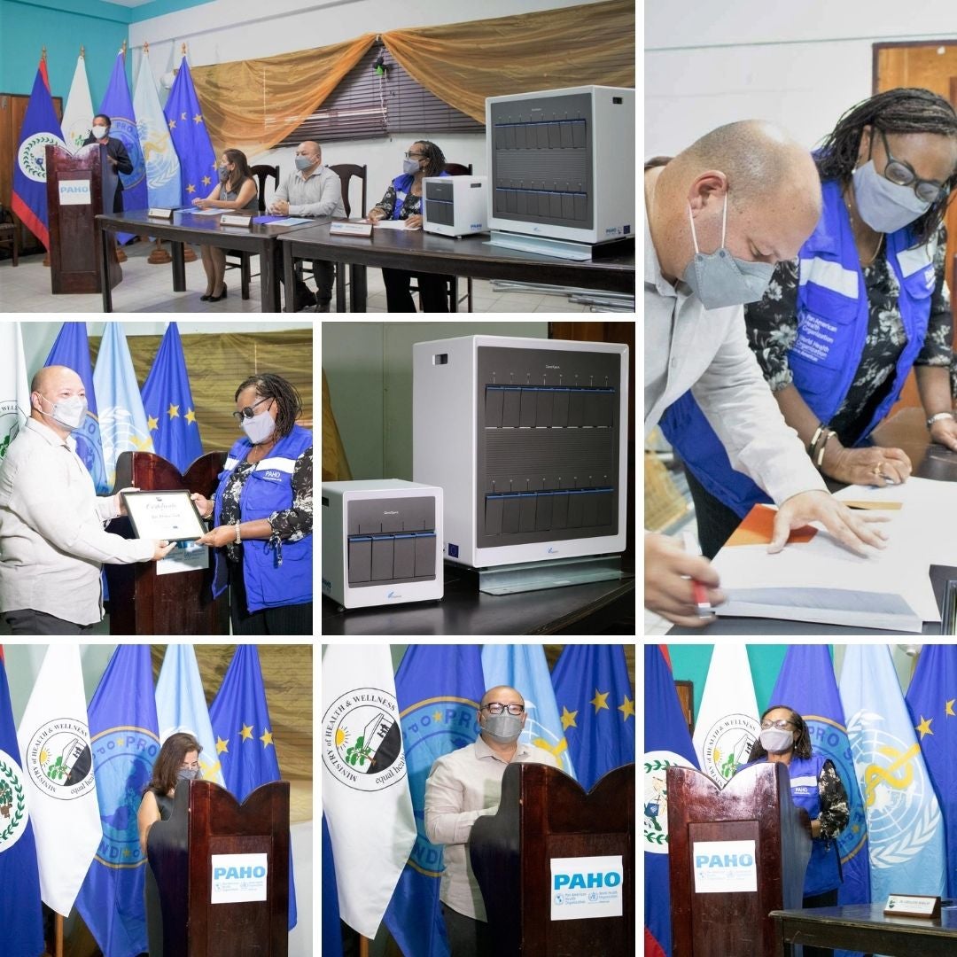 EU and PAHO/WHO Handover of GeneXpert to MoHW