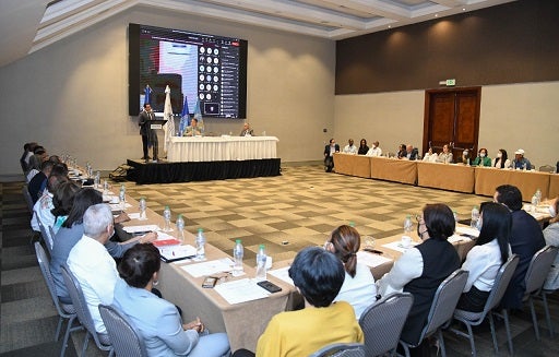 Asistentes al encuentro de salud.