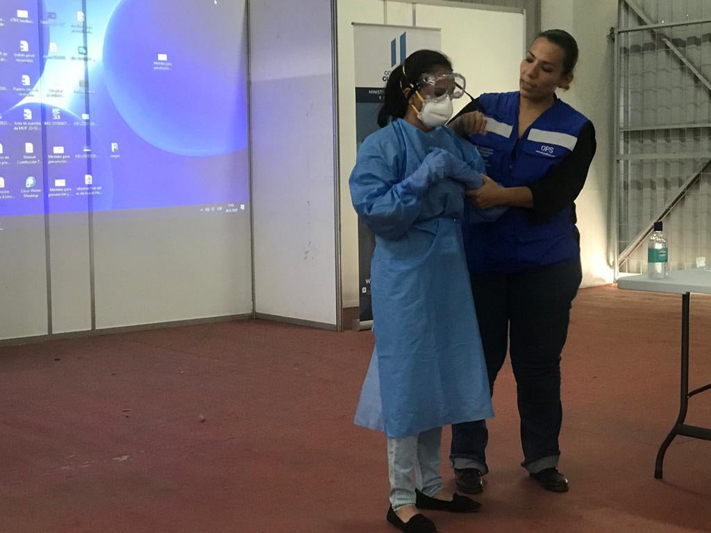 Capacitaciones sobre prevención y control de infecciones