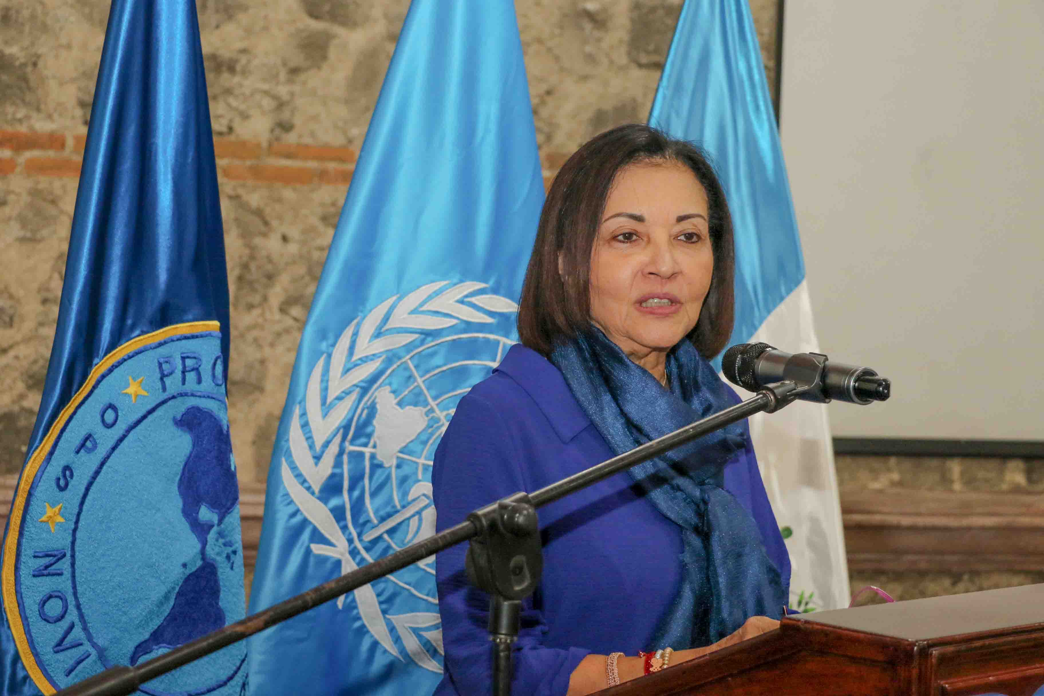 Dra. Lilian Reneau, en reunión de coordinadores de emergencia 