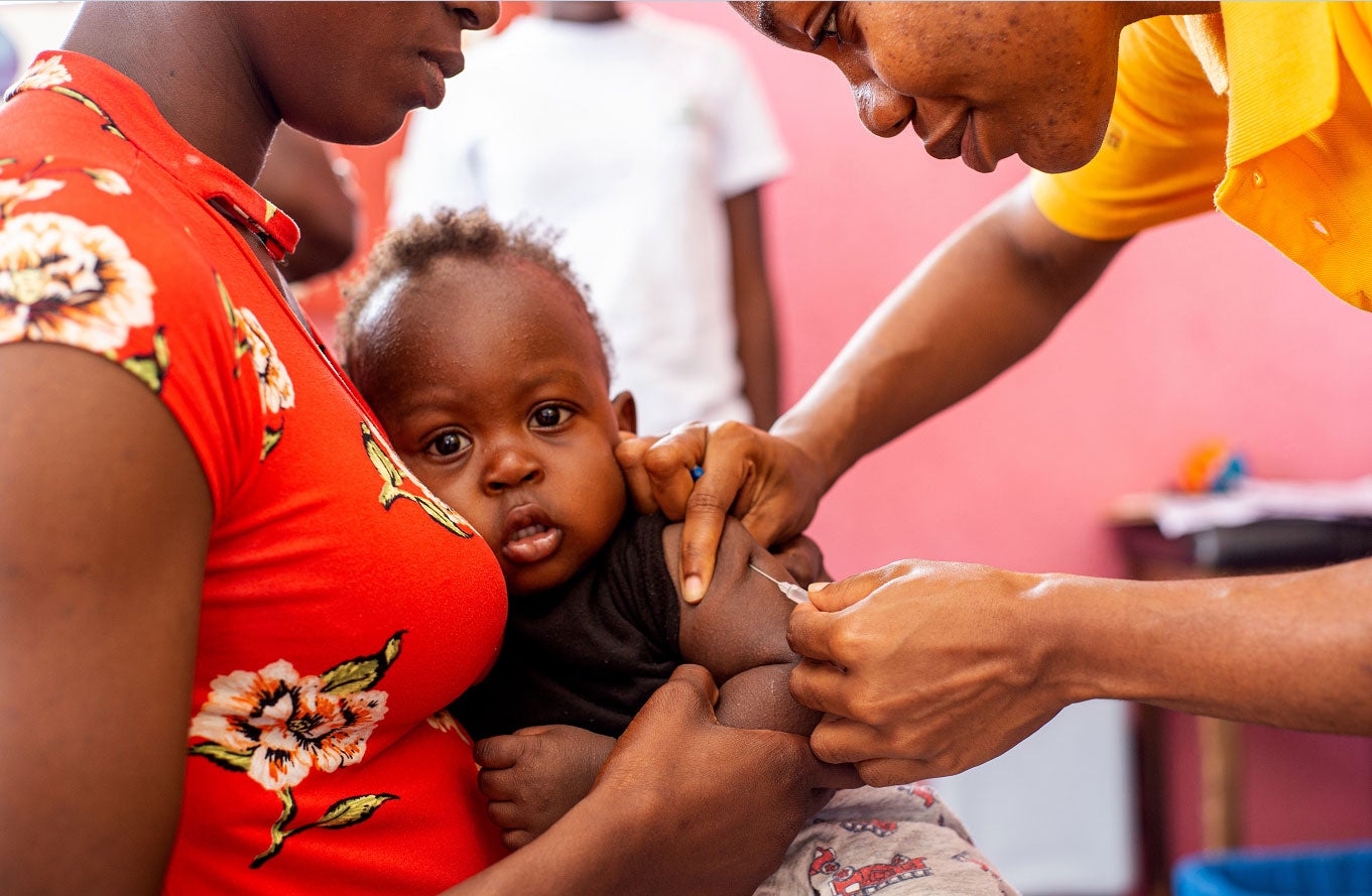 Vaccination efforts in Haiti