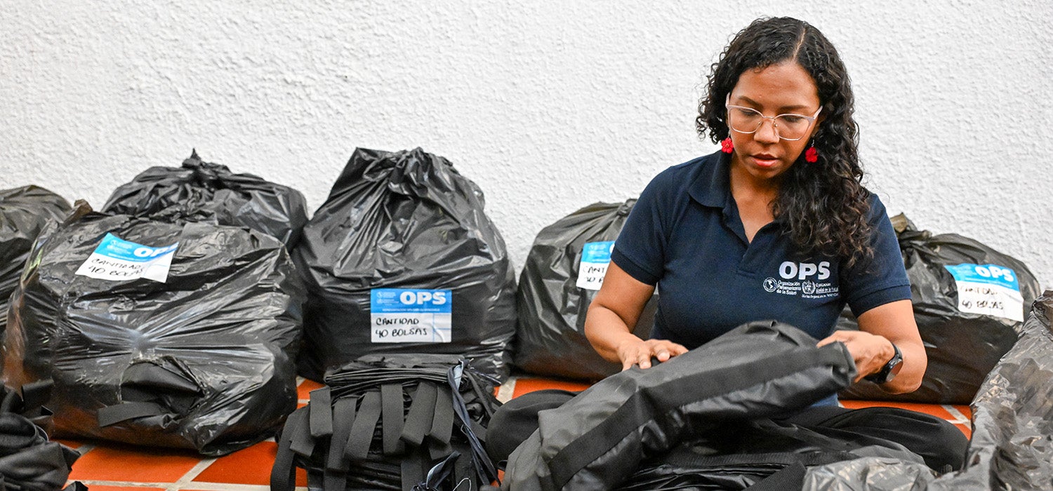 sorteando insumos relacionados al terremoto