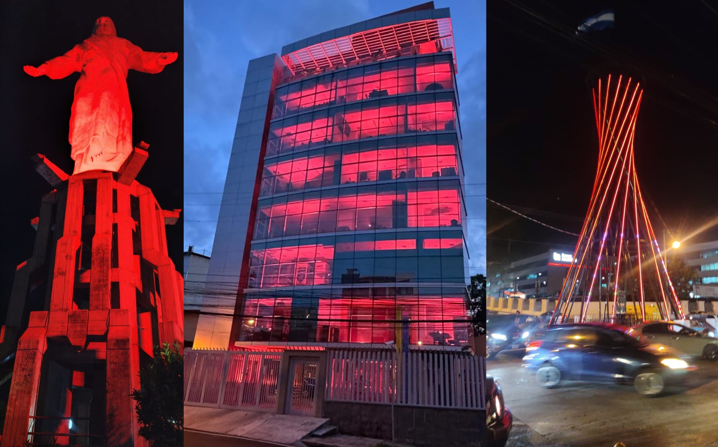 La capital se viste de rojo