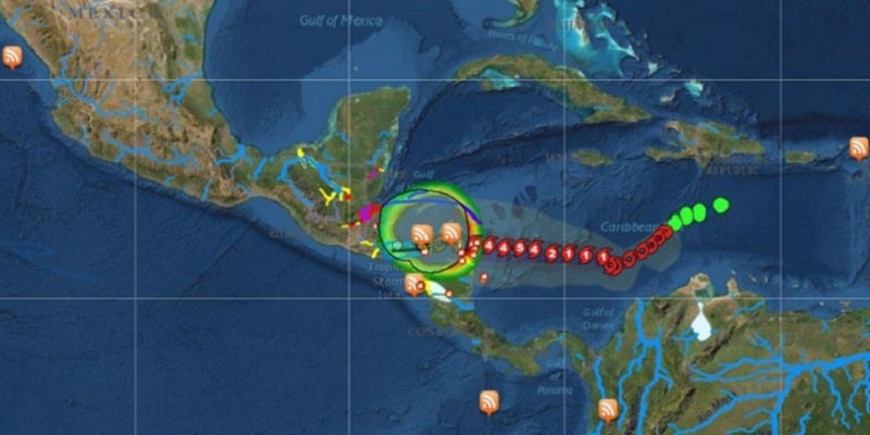 Central America COVID-19 Situation during Hurricane Season 2020