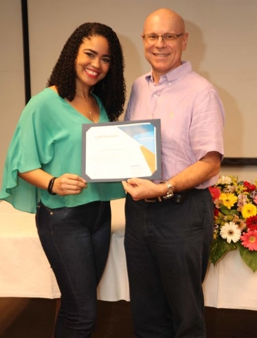 Jaqueline y Dr. Cosivi