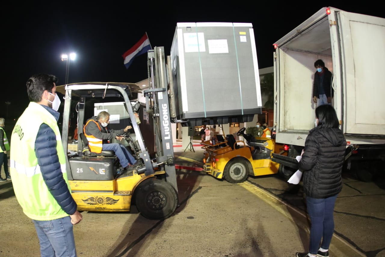 Llegada donación España vía COVAX_FOTO MSPBS