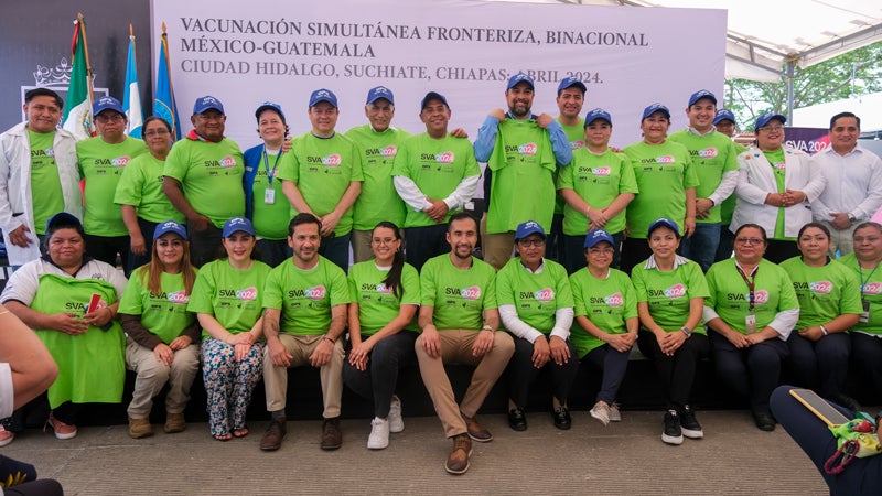 Uniendo Esfuerzos por la Salud Pública: Vacunación Simultánea Fronteriza México-Guatemala