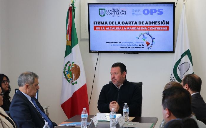 La alcaldía Magdalena Contreras se suma al Movimiento de Municipios y Comunidades Saludables de las Américas de la OPS