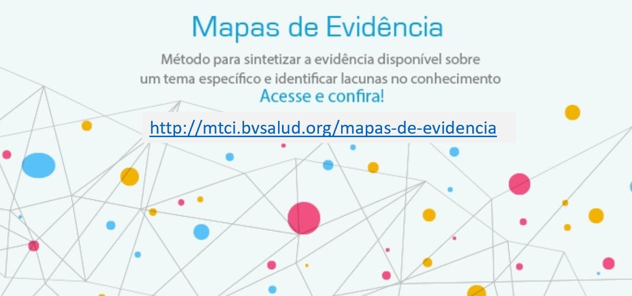  Representação do mapa de evidências