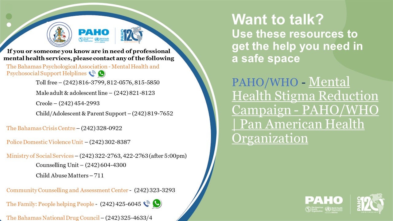 Feeling overwhelmed or know someone who does? Contact any of the resources above. Help is available.