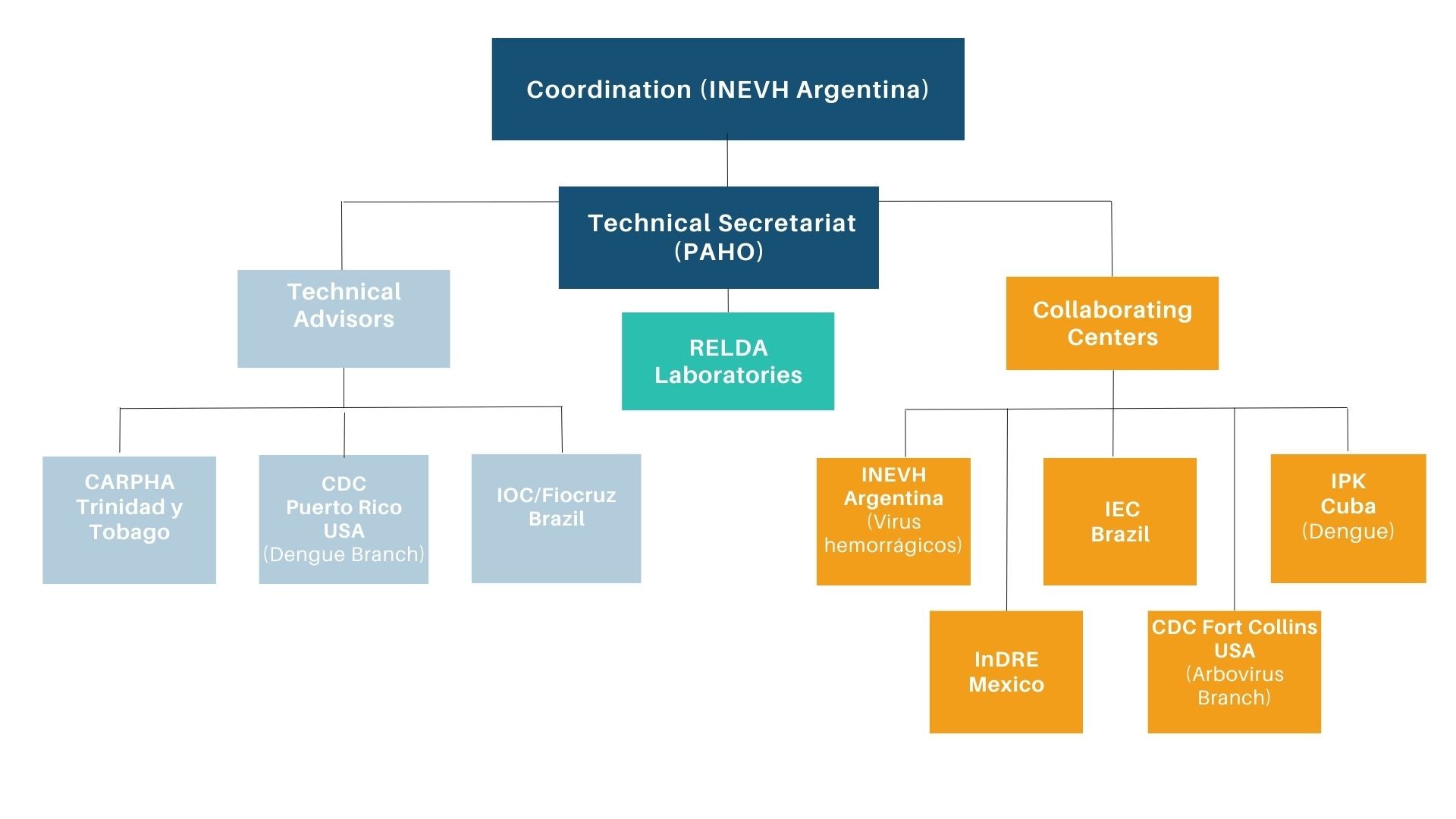 RELDA Organizational Chart