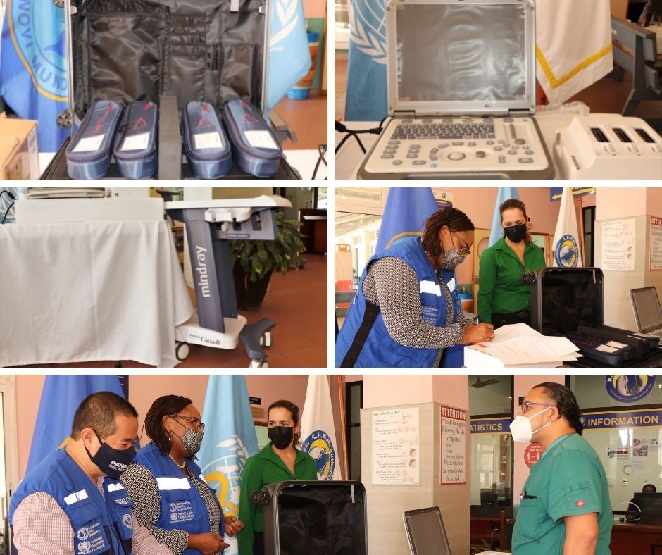 PAHO/WHO and Government of Canada donate two ultrasounds to the KHMH Belize