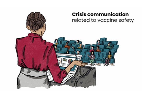 Vaccine safety crisis communication course