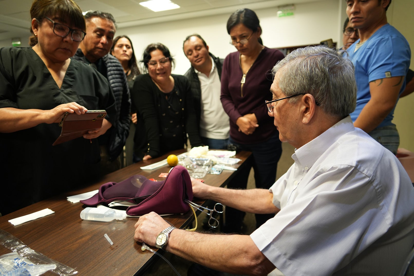 OPS/Luz Rospigliosi || Práctica de inserción y retiro del balón hidrostático intrauterino. 