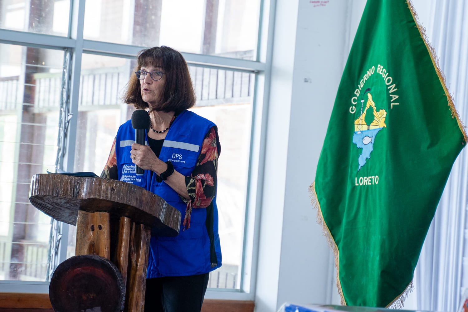 OPS/ Dra. Maureen Birmingham, Representante de OPS/OMS en Perú.