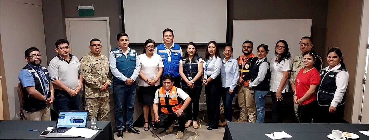 DIGERD/ Participantes del taller “Evaluación Estratégica del Riesgo ante Emergencias y Desastres en Salud”. 